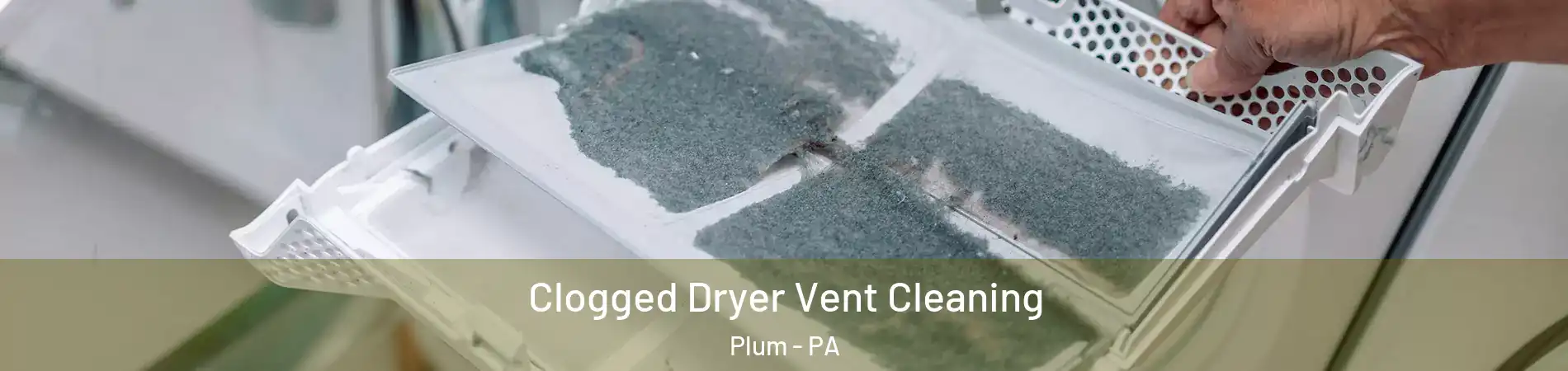  Clogged Dryer Vent Cleaning Plum - PA