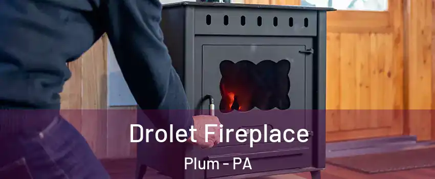  Drolet Fireplace Plum - PA