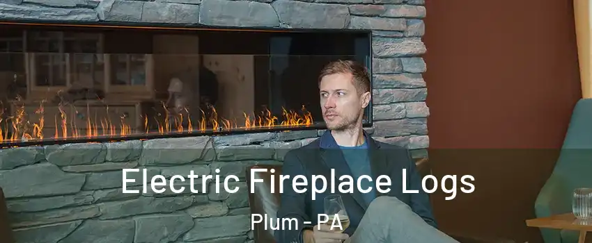  Electric Fireplace Logs Plum - PA