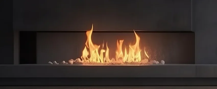 B-Vent Gas Fireplace Installation in Plum, PA
