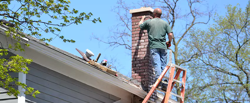Vinyl and PVC Chimney Flashing Installation in Plum, PA